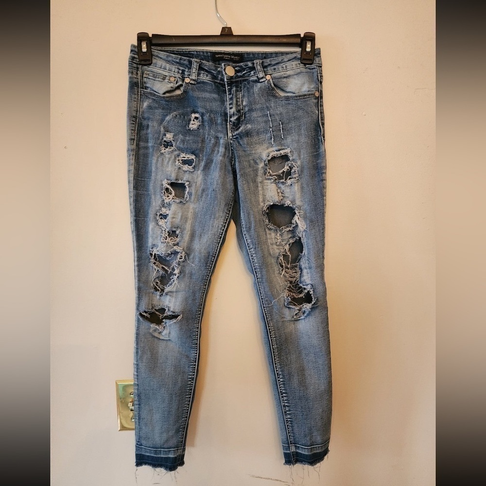 Rue 21 twenty one black mid rise jeggings size 5/6